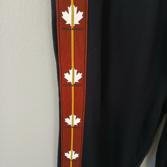 Dsquared2 Men's Size Small Jogger‎ Pants Loegoed Side 2 Pockets Ski Fit Black - Picture 7 of 15